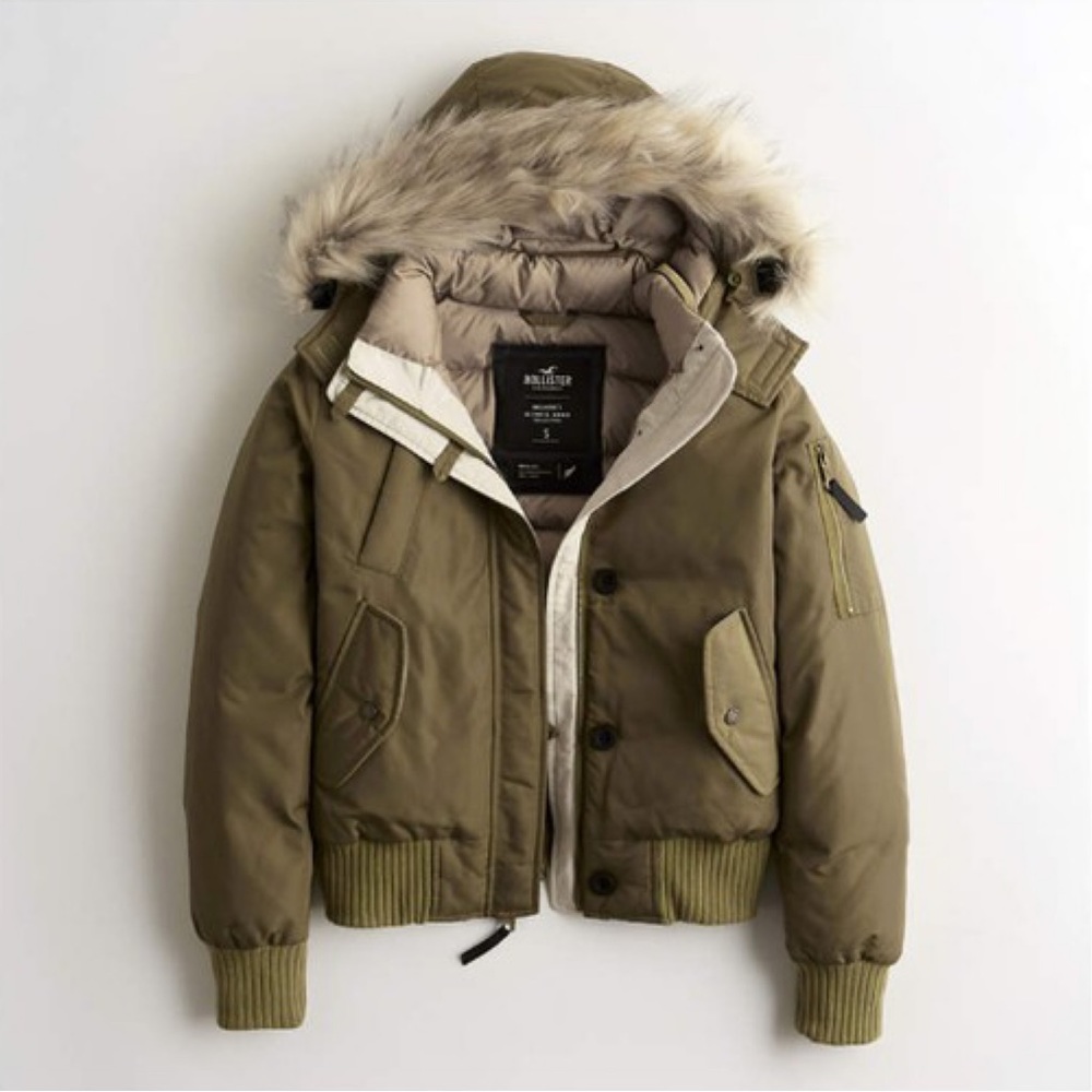 Hollister Down Bomber Jacket